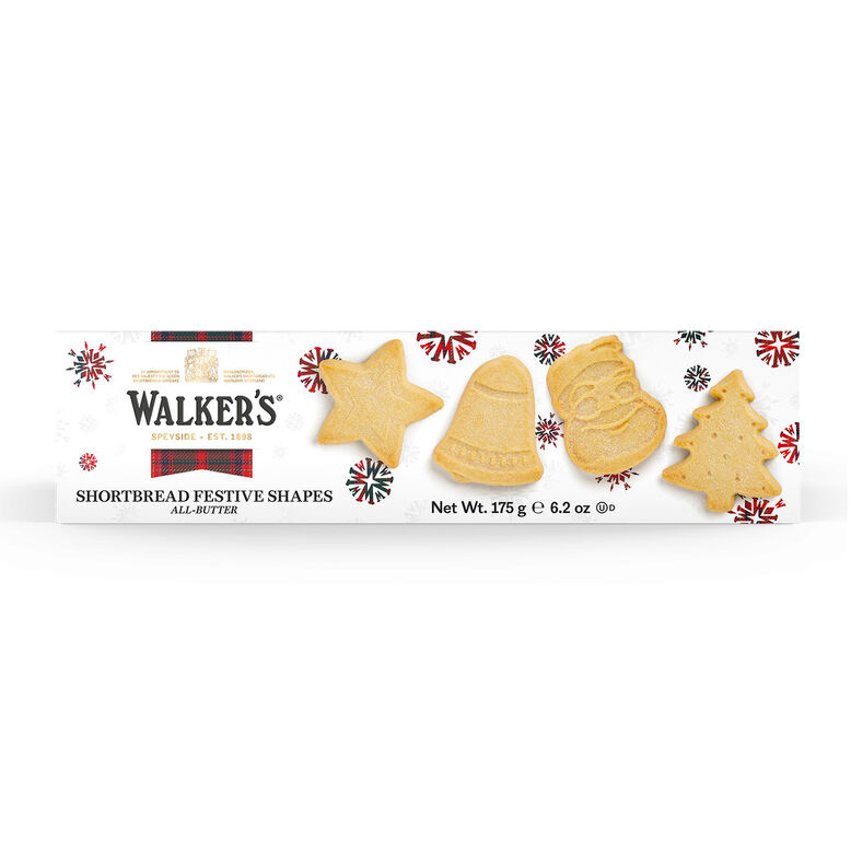 Walkers Carton Festive Shapes 60g pack shot