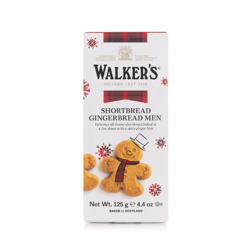Walkers Festive Gingerbread Men Carton 125g pack shot