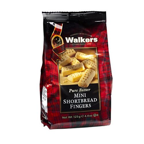 Walkers Mini Shortbread Fingers Bag 125g pack shot