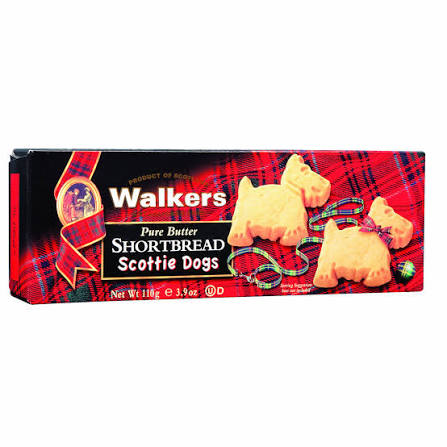 Walkers Scottie Dog Shaped Shortbread 110g pack shot