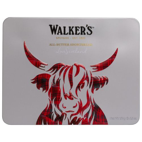 Walkers Highland Coo Icon Assorted Tin 150g pack shot