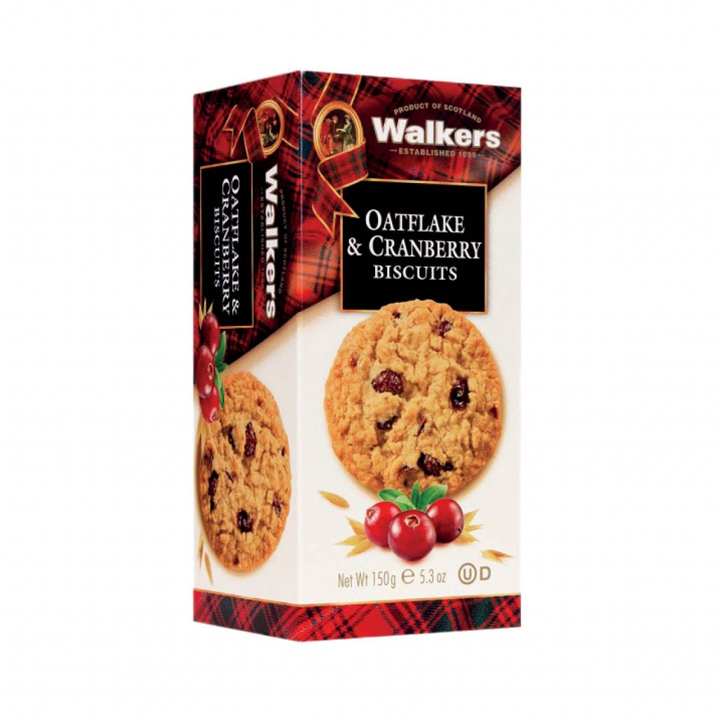 Walkers Carton Toffee & Pecan Biscuits 150g pack shot