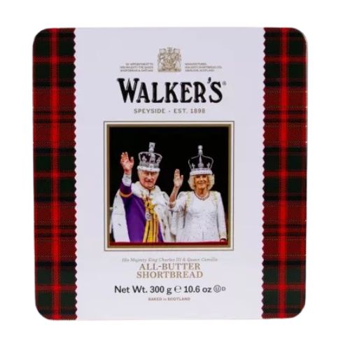 Walkers King Charles III & Camilla 300g pack shot