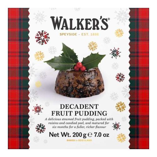 Walkers Decadent Fruit Pudding 200g pack shot