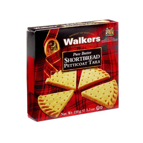 Walkers Shortbread Petticoat Tails 150g pack shot