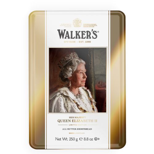 Walkers 100 Years Of Monarchy & Democracy All Butter Short Bread 250g pack shot