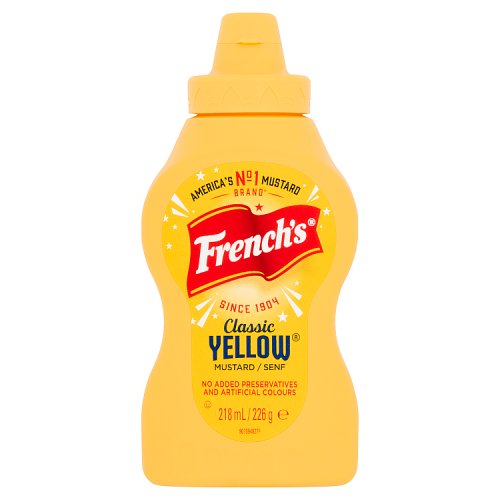 Frenchs Classic Yellow Mustard 226g pack shot