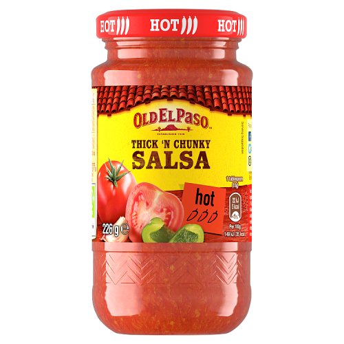 Old El Paso Hot Chunky Salsa 226g pack shot