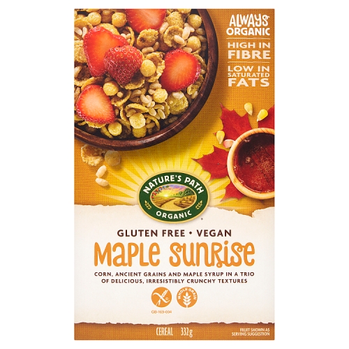 Natures Path Gluten Free Maple Sunrise 332g pack shot