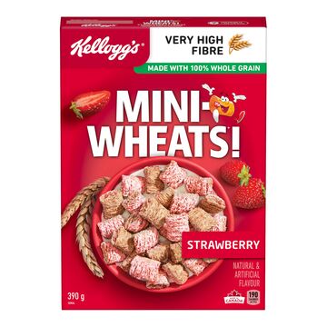 Mini Wheats Strawberry 390g pack shot