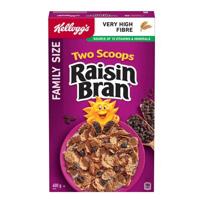 Raisin Bran Fam Pack - New 600g pack shot