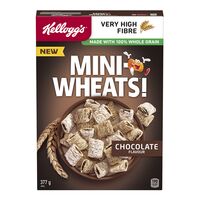 Mini Wheats Chocolate 377g pack shot