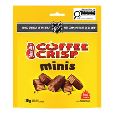 Coffee Crisp Minis Nhl Ca 10pk (10 x 180g) pack shot