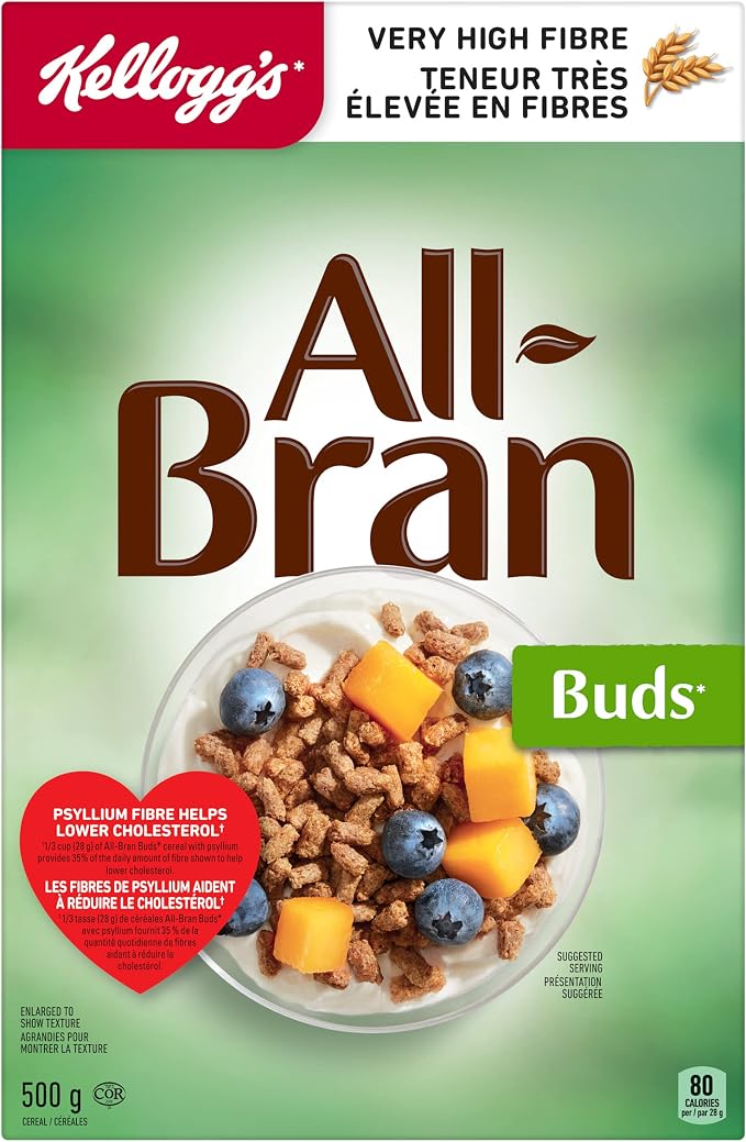 Kelloggs All Bran Buds 500g pack shot