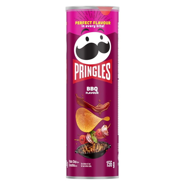 Pringles BBQ 156g pack shot