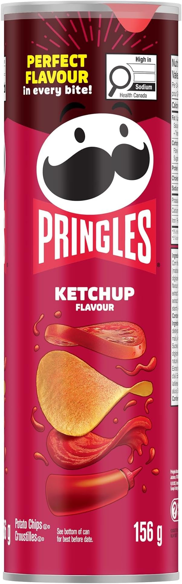 Pringles Ketchup 156g pack shot