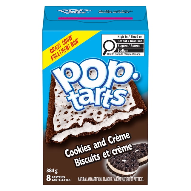 Kelloggs Pop Tarts Cookies and Cream 384g pack shot