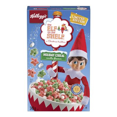 Kelloggs Elf On The Shelf Holiday 346g pack shot