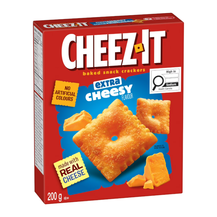 Cheez It Extra Cheesy 200g pack shot