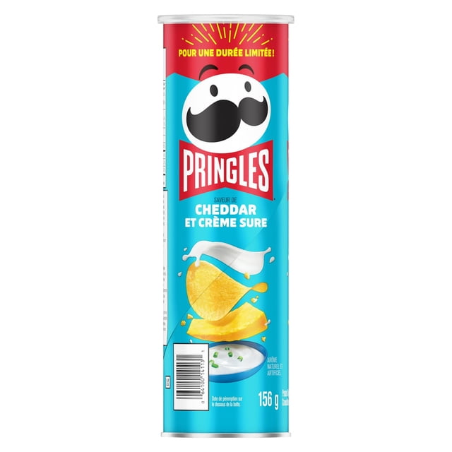 Pringles Cheddar & Sour Cream 156g pack shot