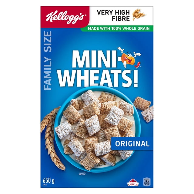 Kelloggs Mini Wheats Original 650g pack shot