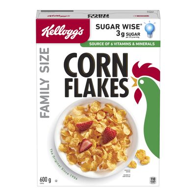 Kelloggs Corn Flakes Family Size 600g pack shot