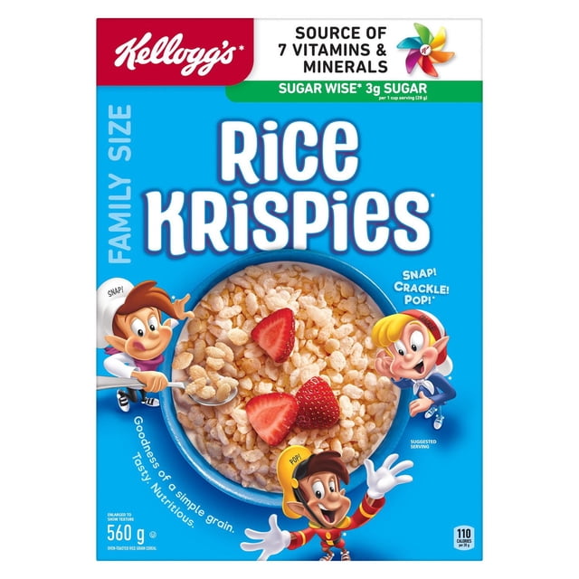 Kelloggs Rice Krispies Family Size 560g pack shot