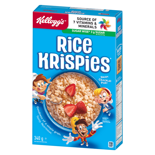 Kelloggs Rice Krispies 340g pack shot