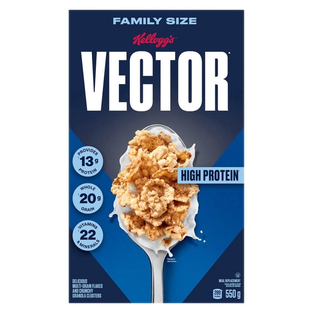 Kelloggs Vector Family Size 550g pack shot