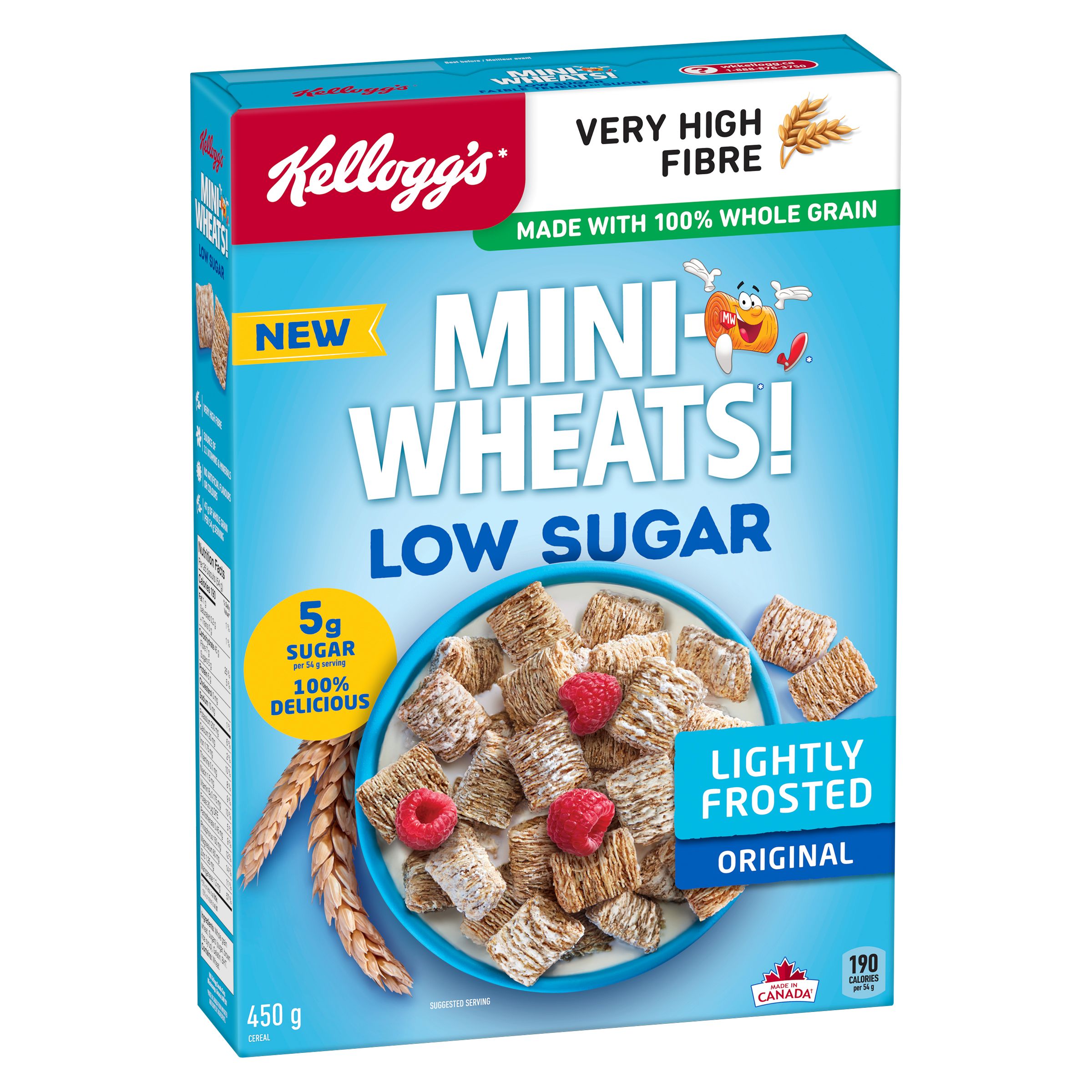 Mini Wheats Low Sugar 450g pack shot
