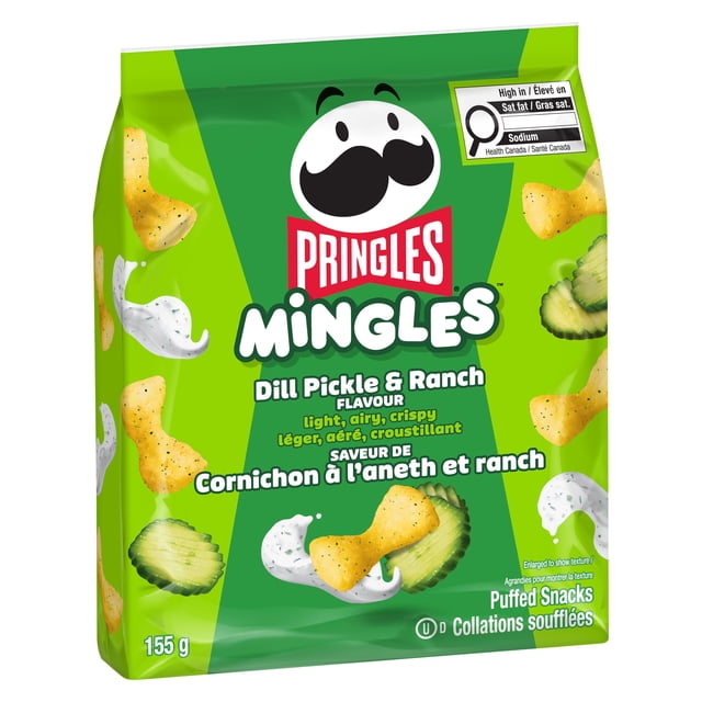 Pringles Mingles Dill Pickle & Ranch 155g pack shot