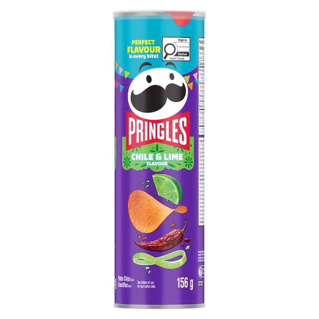Pringles Chile & Lime 156g pack shot