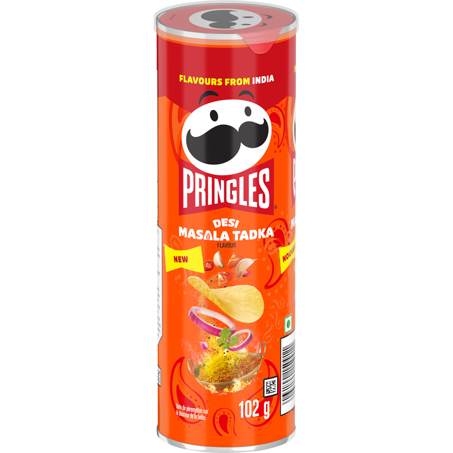 Pringles Desi Masala Tadka 156g pack shot