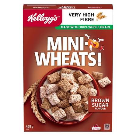 Mini Wheats Brown Sugar 460g pack shot
