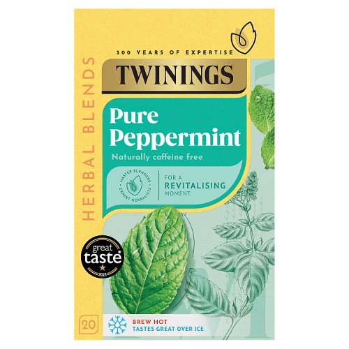 Twinings Infusions Herbal Peppermint 40g pack shot