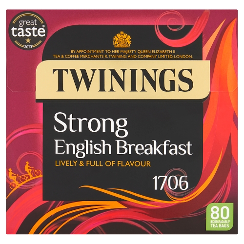 Twinings Strong Breakfast Tea 250g pack shot