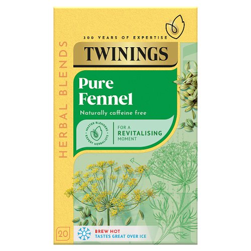 Twinings Infusions Fennel Tea Bags 20s pack shot