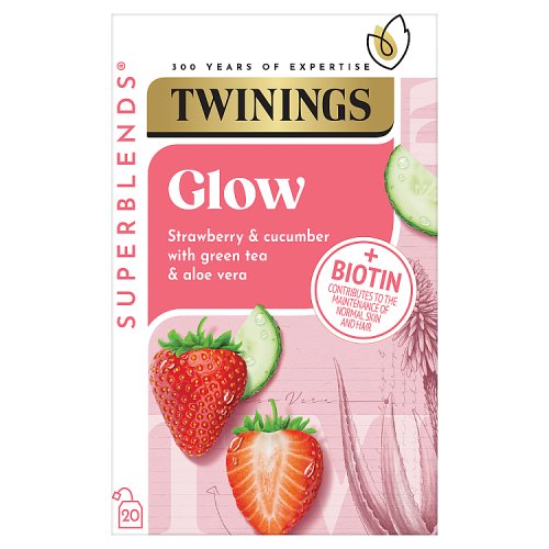 Twinings Superblends Glow 20S 40g pack shot