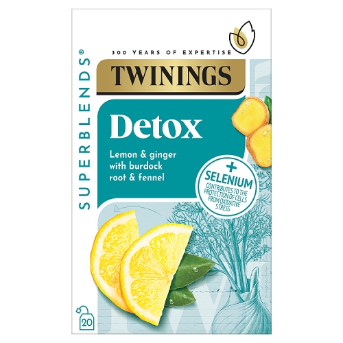 Twinings Superblends Detox 20s 40g pack shot