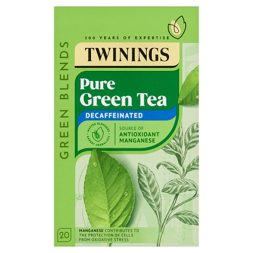Twinings Decaffeinated Pure Green Tea 35g pack shot
