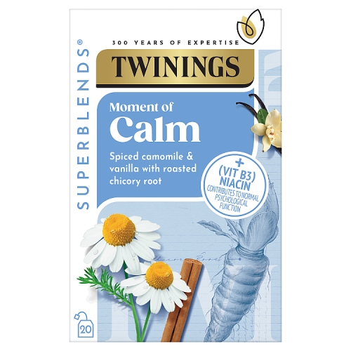 Twinings Superblends Calm 20s 30g pack shot