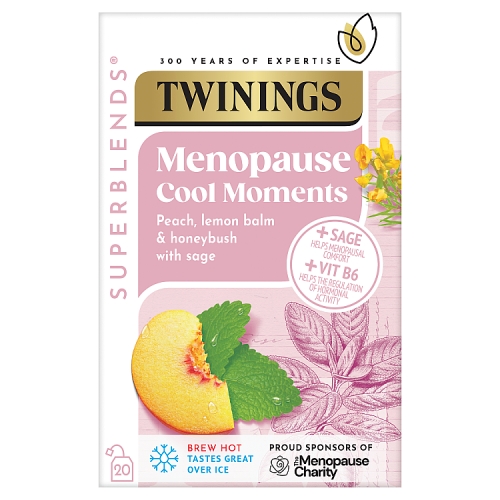 Twinings Superblends Menopause 20s 40g pack shot