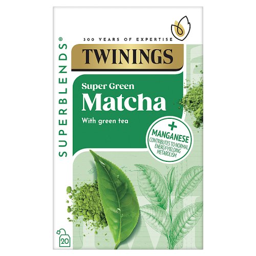 Twinings Supergreen Matcha 20S 40g pack shot
