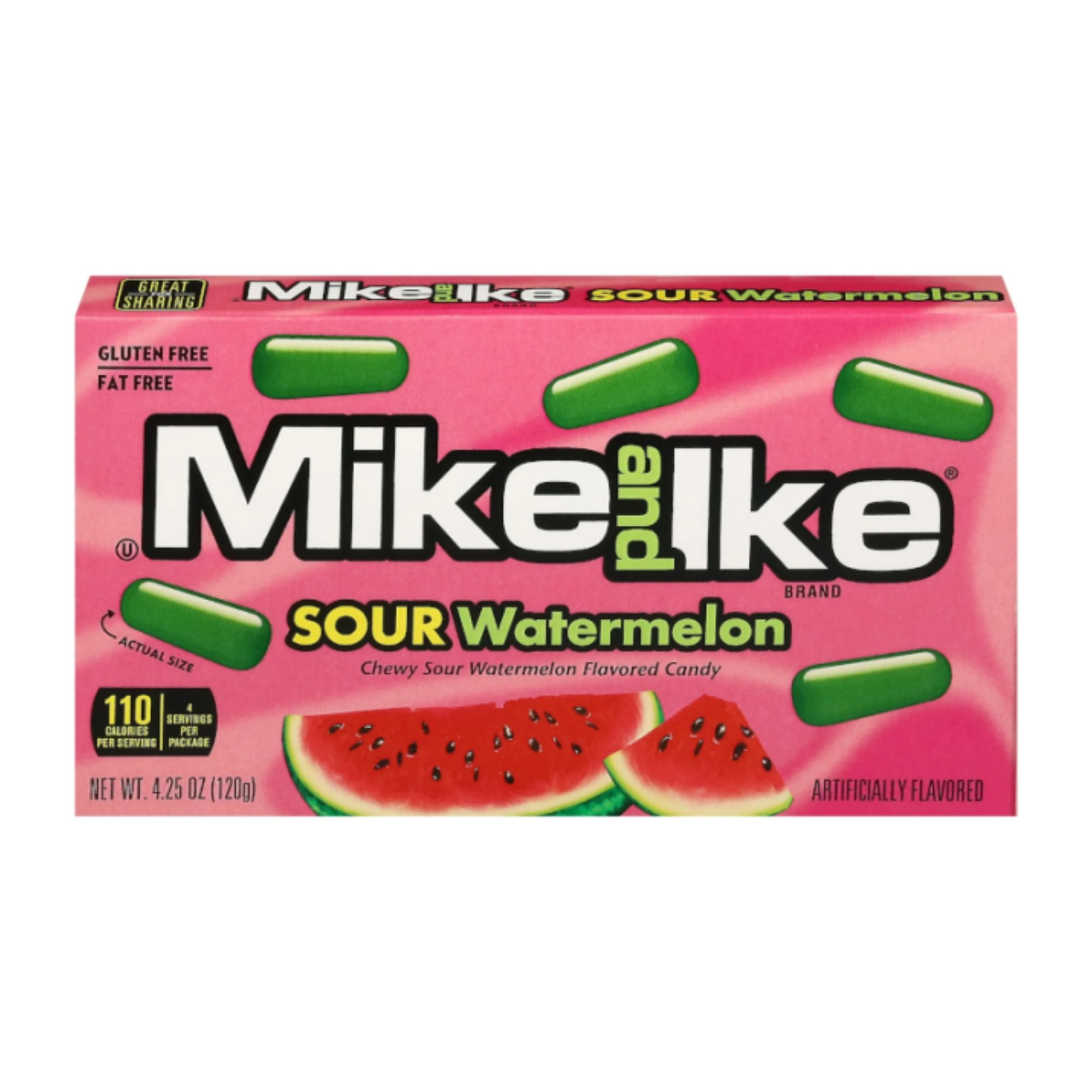 Mike & Ike Sour Watermelon 120g pack shot
