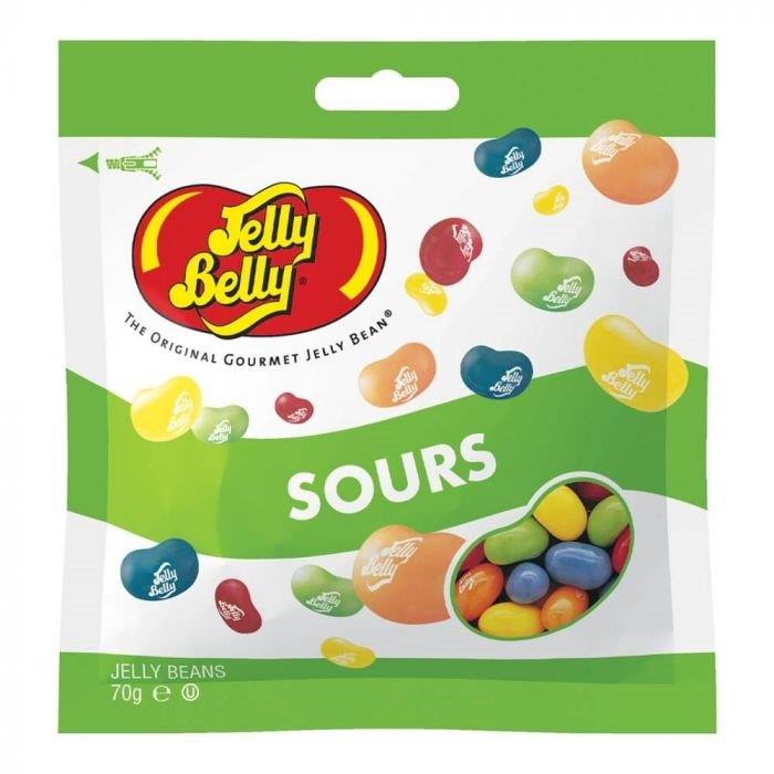 Jelly Belly Sours Bag 70g pack shot