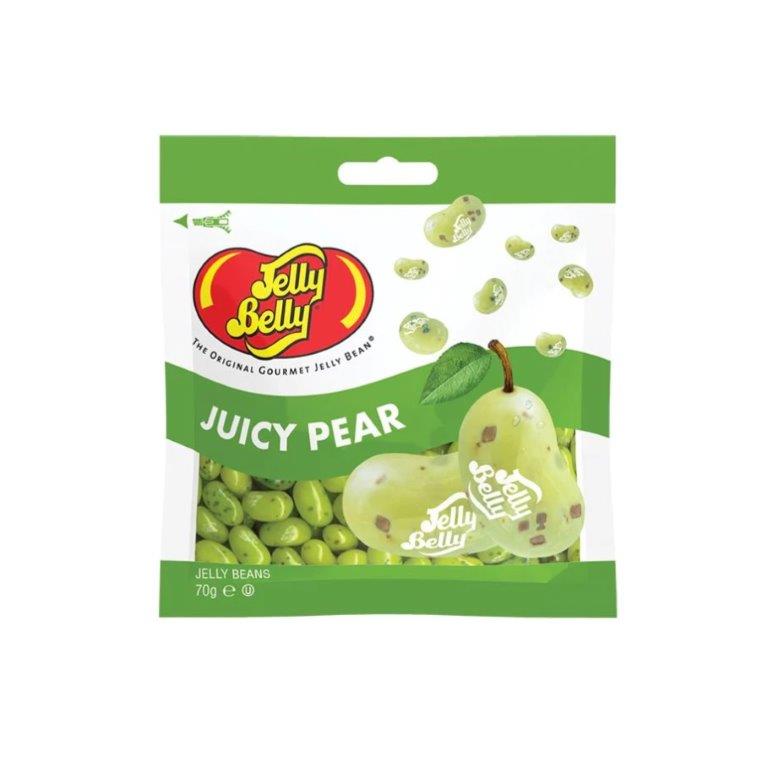 Jelly Belly Juicy Pear Bag 70g pack shot