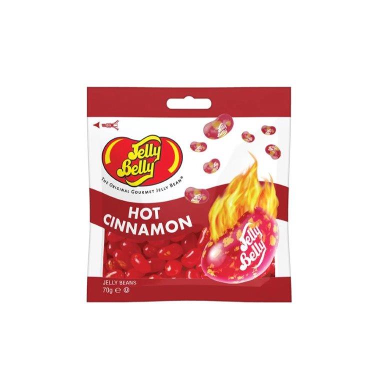 Jelly Belly Hot Cinnamon Bag 70g pack shot