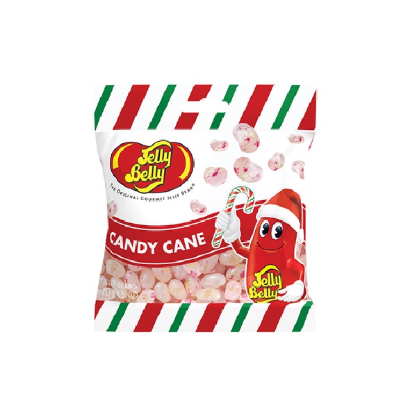 Jelly Belly Christmas Candy Cane Bag 70g pack shot