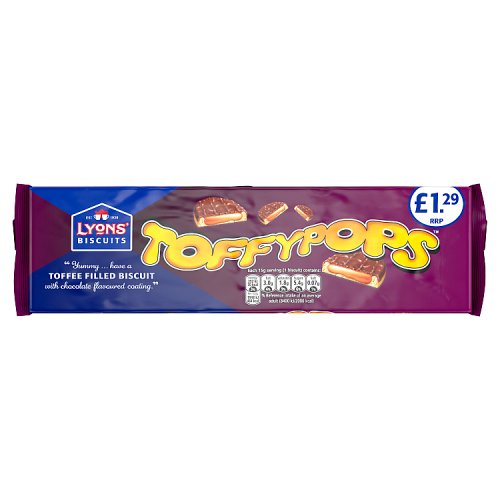 Lyons Toffypops PM £1.29 120g pack shot