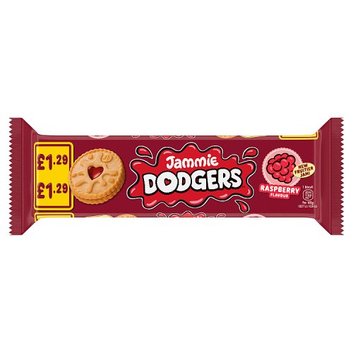 Jammie Dodgers PM £1.29 140g pack shot